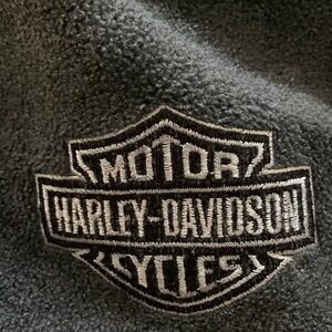 HARLEY DAVIDSON FLEECE VEST UNISEX with Embroidered LOGO